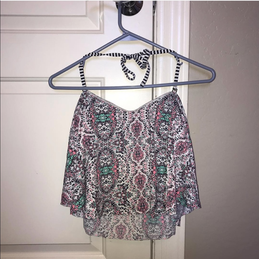 Flowy swim top